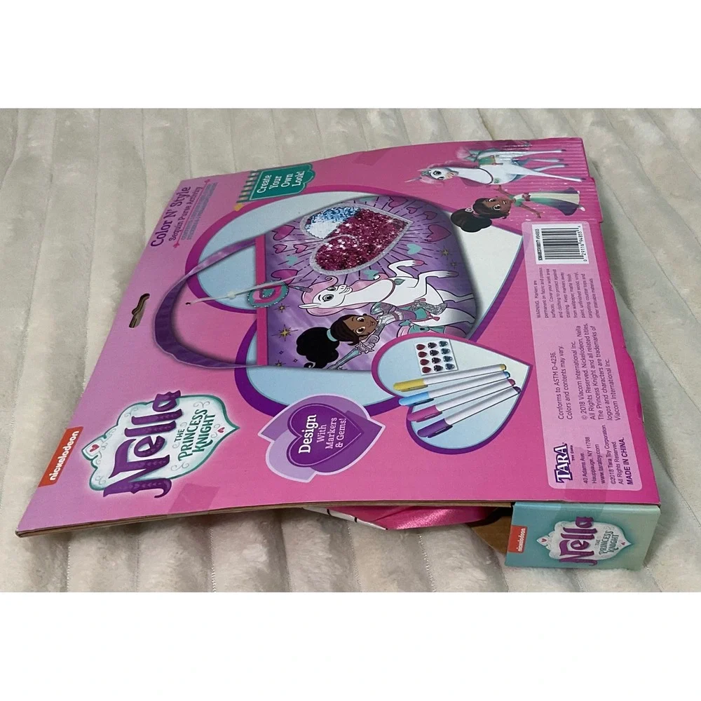 Nickelodeon Nella the Princess Knight Color N Style‎ Sequin Purse Activity 94855